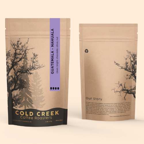 Guatemalan Asobagri Program coffee beans, showcasing their rich texture and quality, grown sustainably at 1,650 meters and sun-dried to perfection.